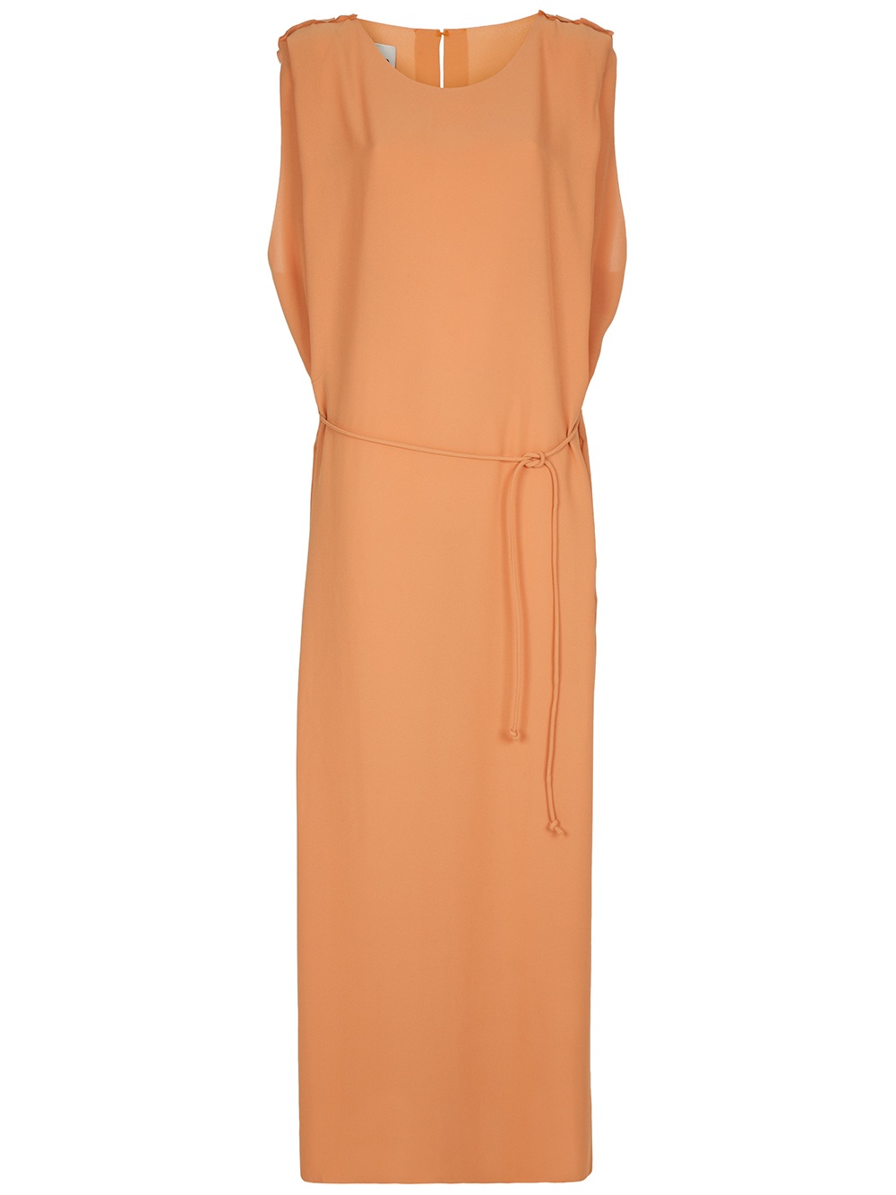 Acne Marnay Crepe Dress in Orange | Lyst