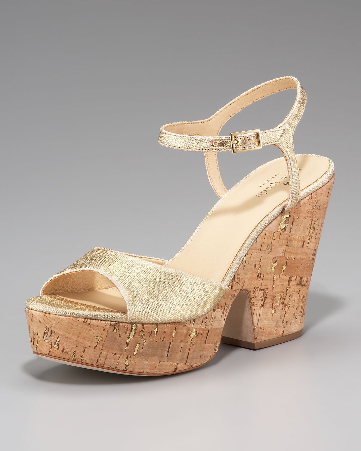 Kate Spade | Brown Cork Platform Sandal | Lyst