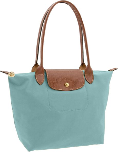 Longchamp Le Pliage - Small Shoulder Tote in Blue (turquoise) | Lyst