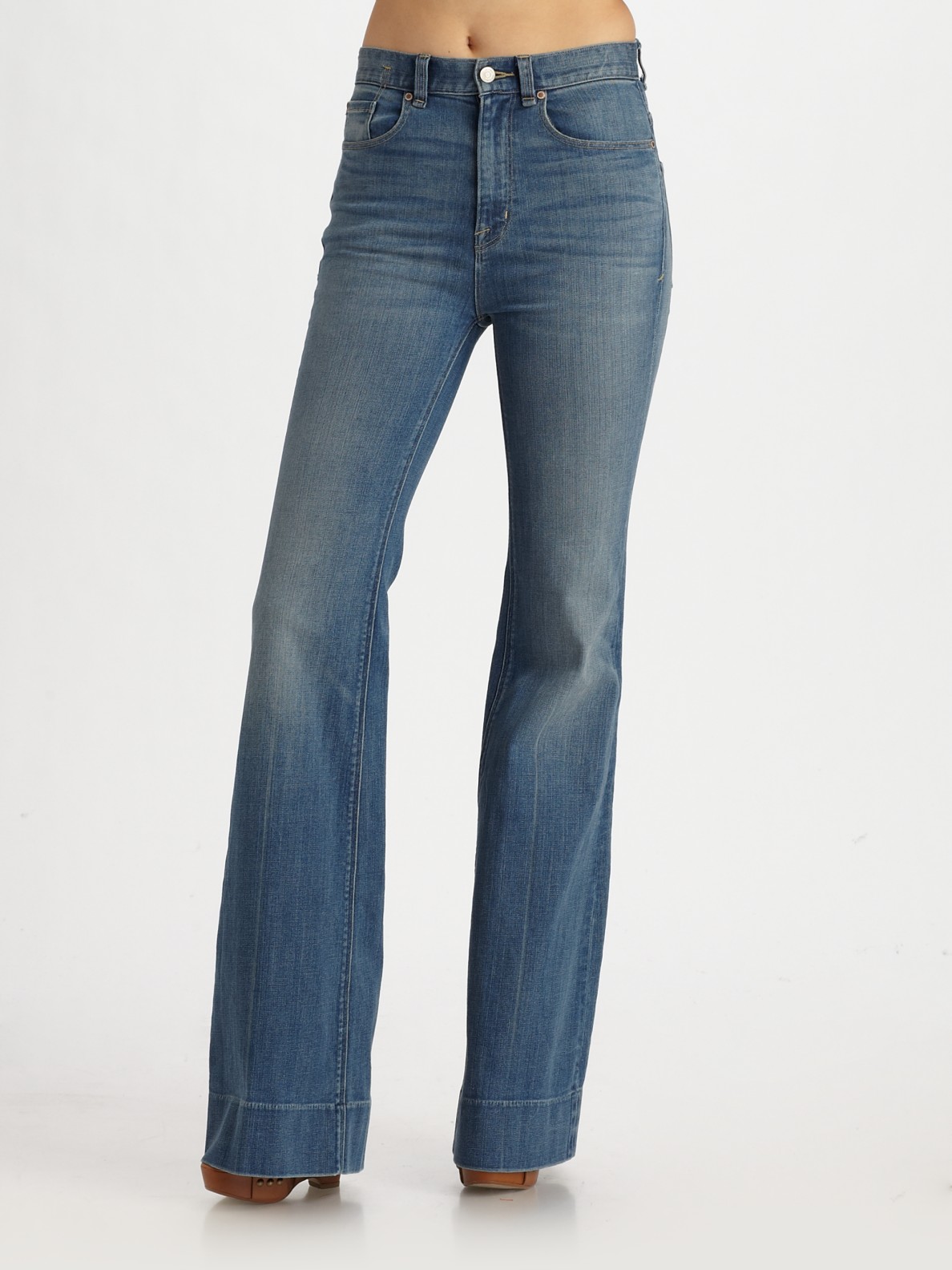 Lyst - Marc by marc jacobs 70s Flare-leg Jeans in Blue