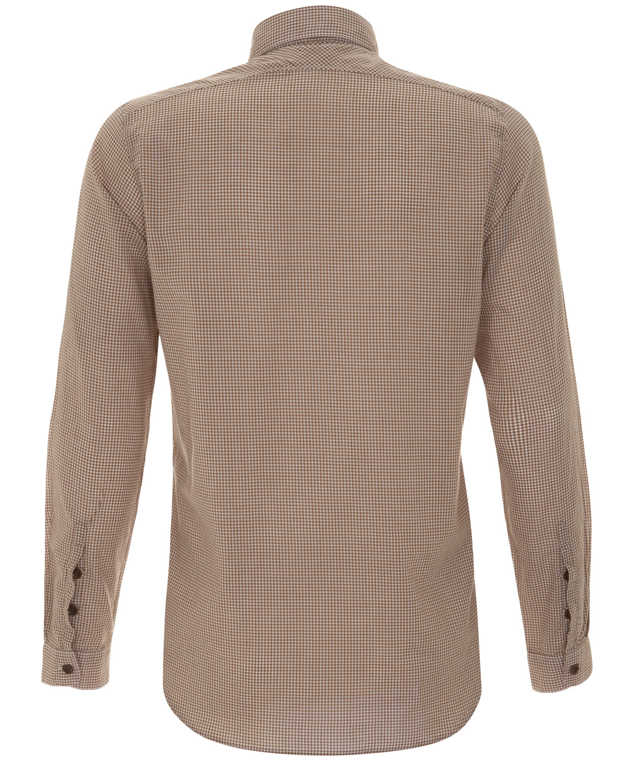 Lyst - Folk Brown Gingham Two Pocket Shirt in Brown for Men