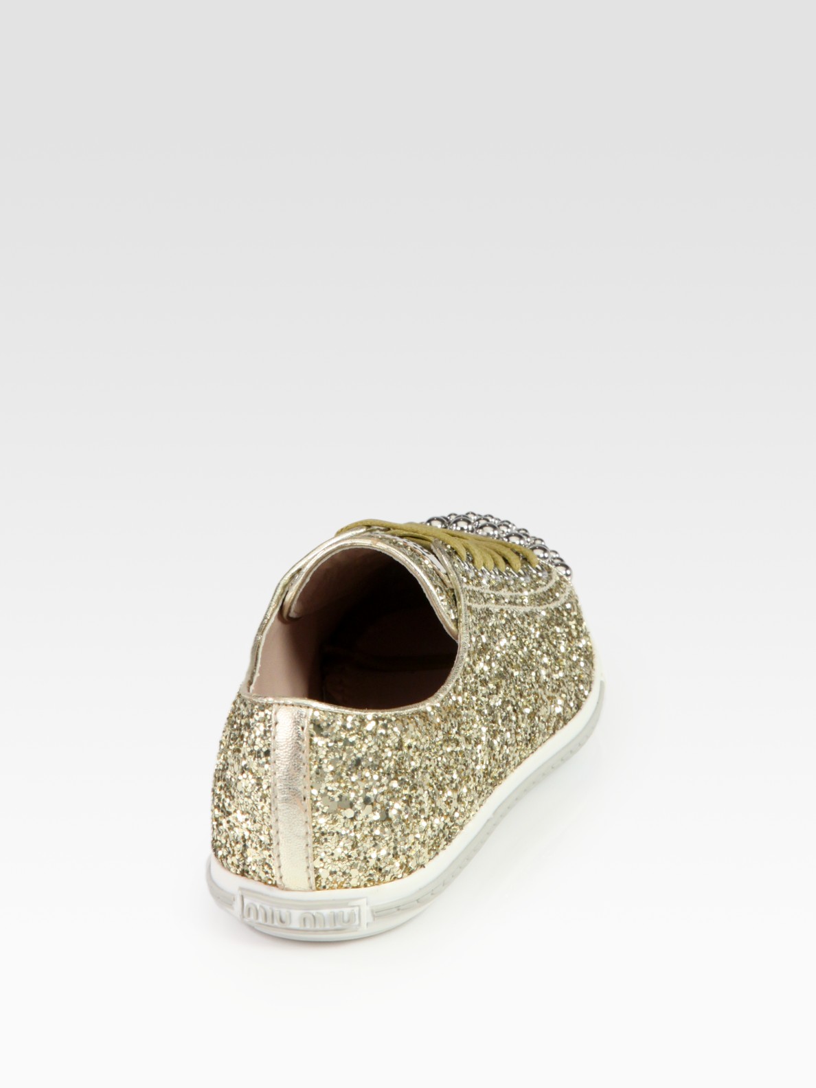 miu miu sparkle sneakers