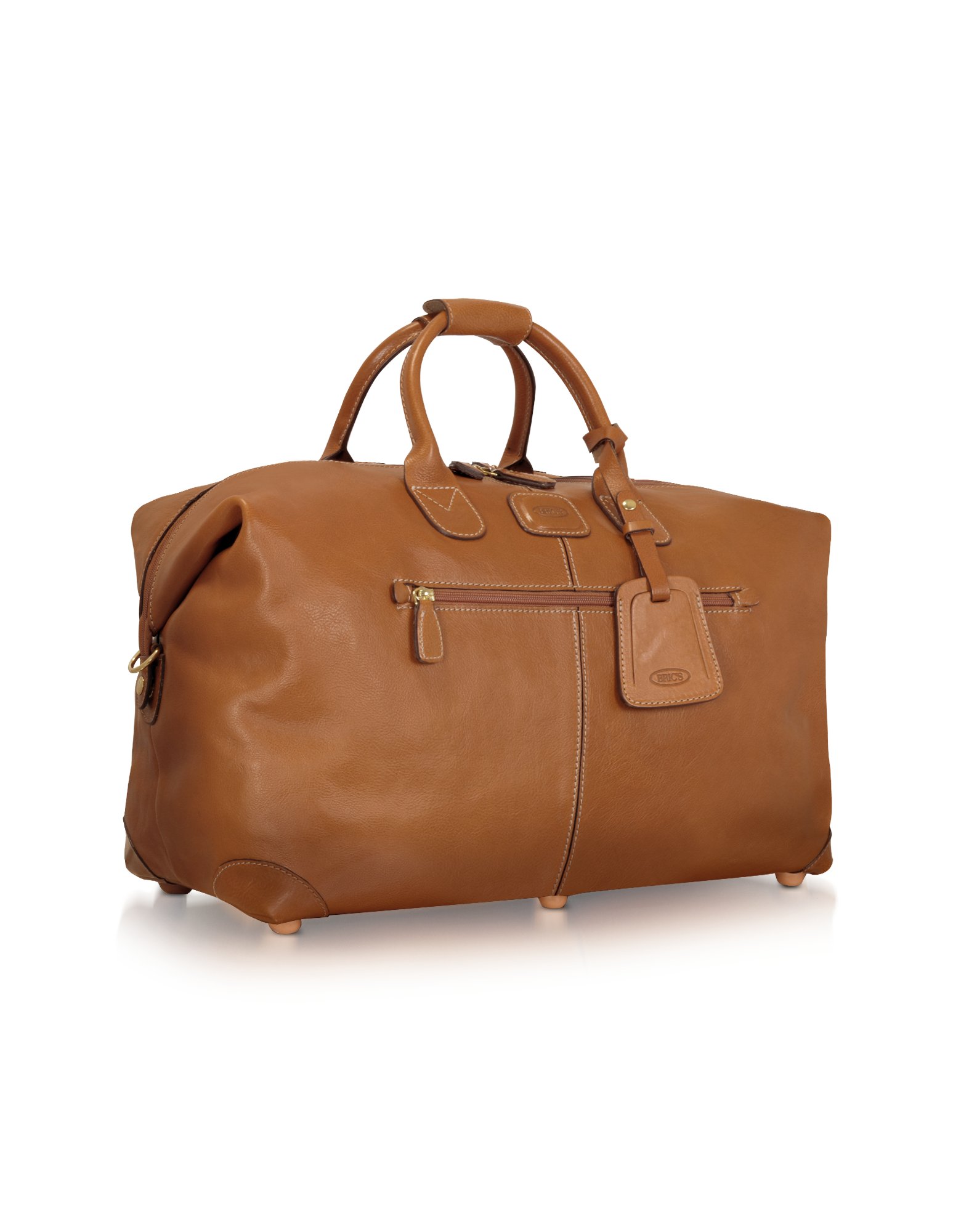 Bric's Life Pelle - Medium Leather Travel Bag in Brown for Men (tan) | Lyst