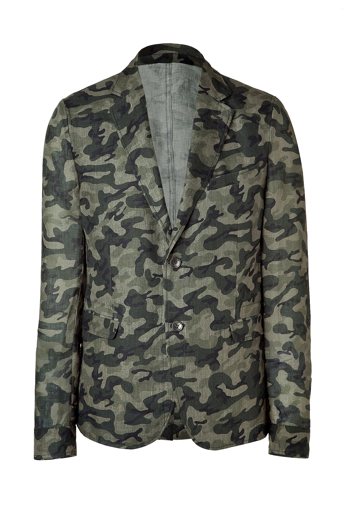 D&g Military Camouflage Linen Blazer in Green for Men (camo) | Lyst