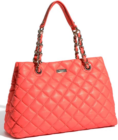 Kate Spade Gold Coast - Maryanne Quilted Leather Shopper in Pink (flo ...