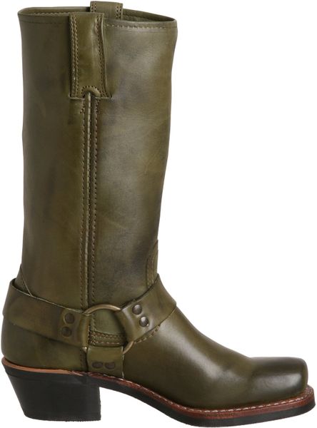 Frye Womens Harness 12r Boot in Green (olive) | Lyst