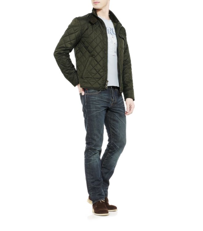 Polo Ralph Lauren Richmond Quilted Bomber Jacket In Green For Men | Lyst