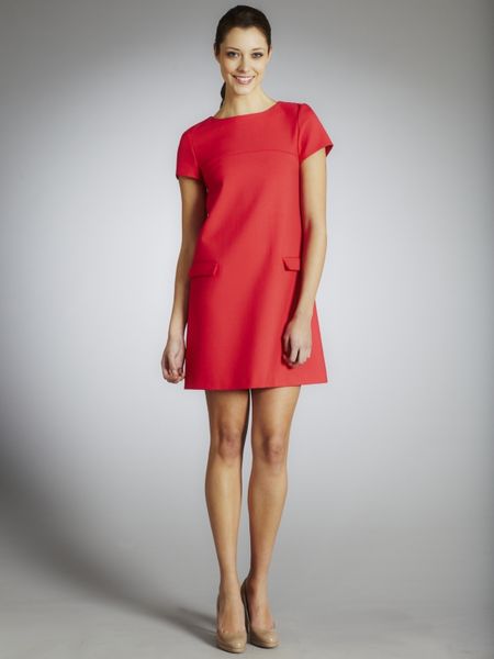 Tara Jarmon Tara Jarmon Heavy Jersey Dress, Passion in Red | Lyst