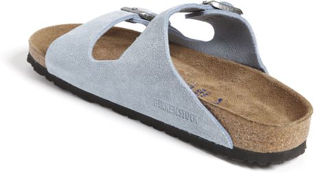 Birkenstock Arizona Soft Footbed Sandal in Blue (dream blue) | Lyst