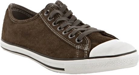 Converse Brown Suede All Star Low Sneakers in Brown for Men | Lyst