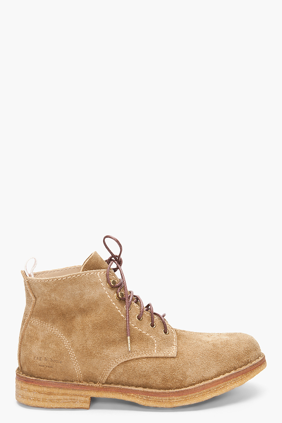 Lyst Rag &amp; Bone Taupe Hampton Desert Boots in Natural