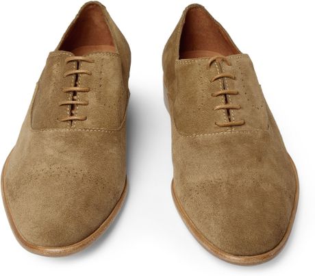 Folk Bobby Suede Oxford Shoes in Brown for Men | Lyst