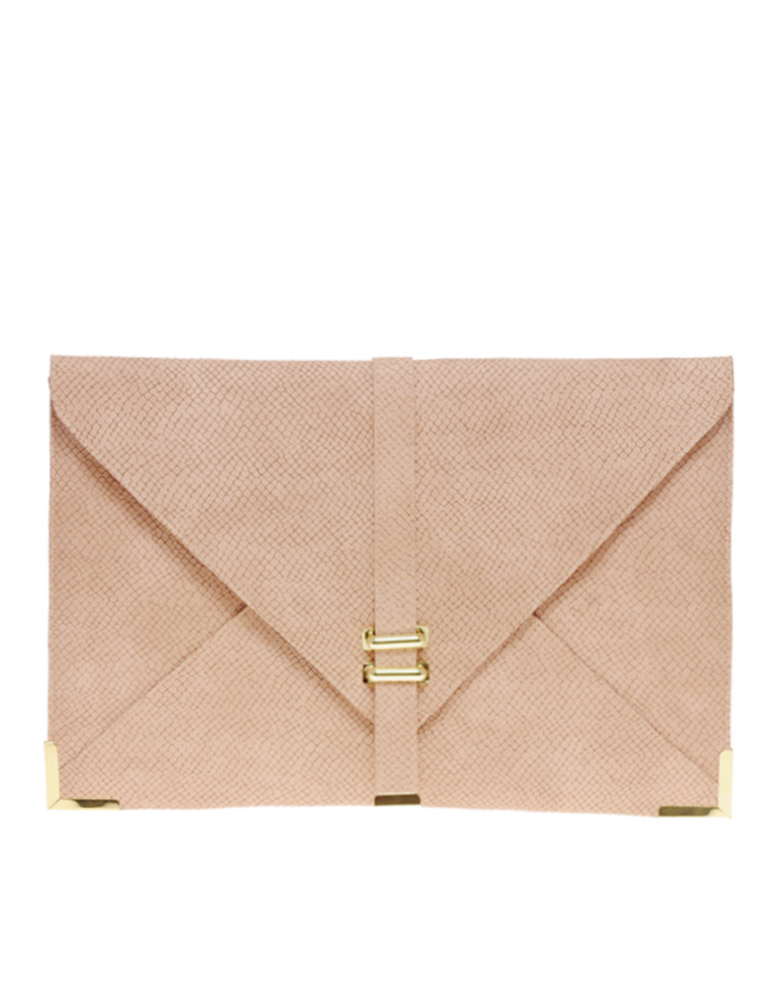 Lyst Asos Collection Asos Slot Through Envelope Clutch