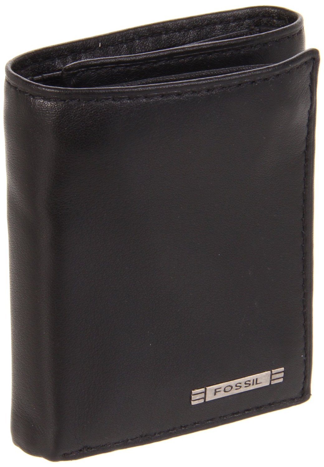 Fossil Evans Zip Trifold Wallet in Black for Men | Lyst