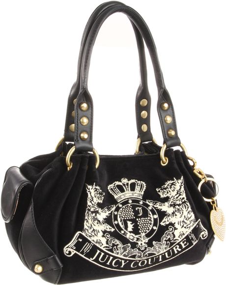 Juicy Couture Baby Fluffy Bag in Black | Lyst