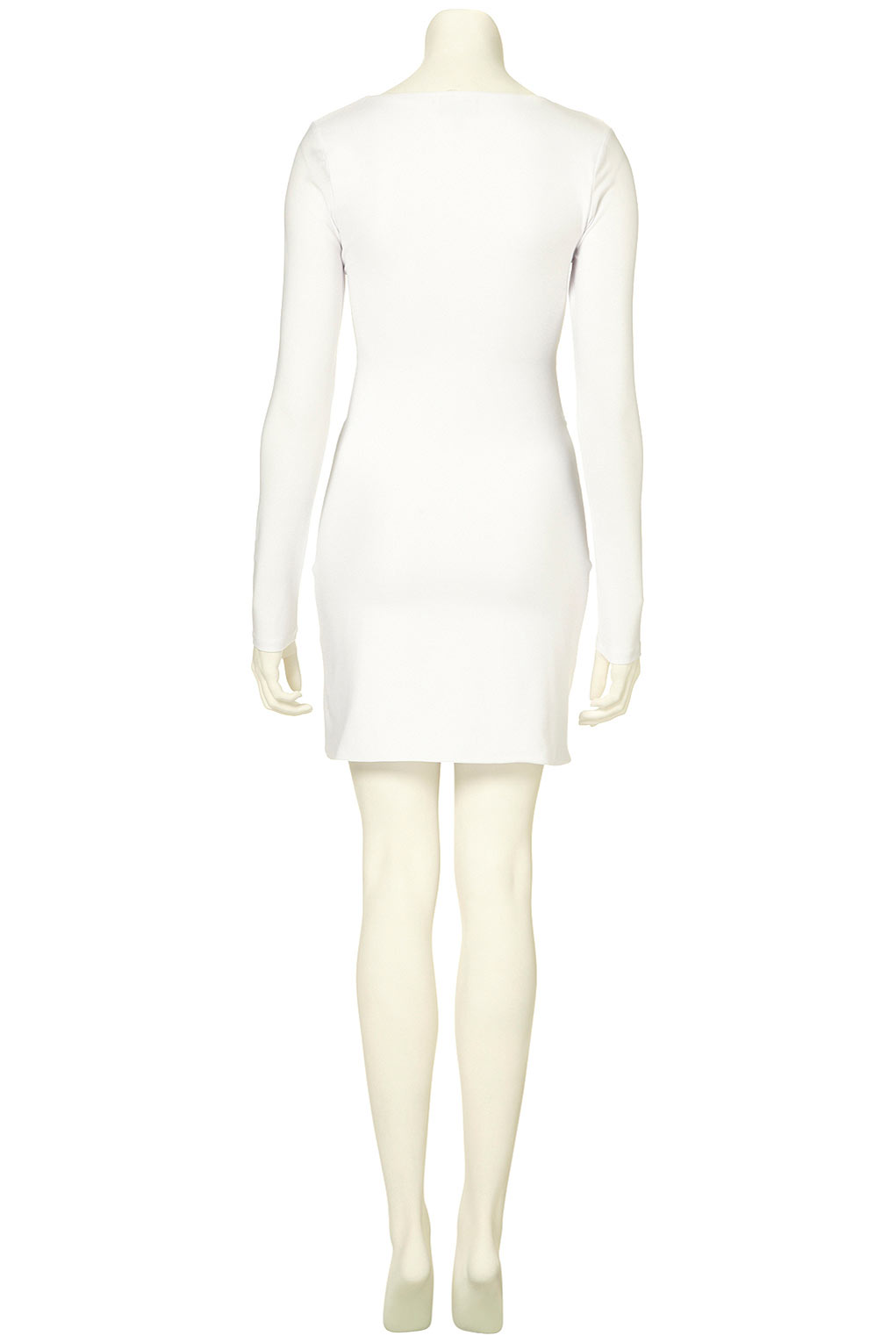 Lyst - Topshop Twist Cutout Bodycon Dress in White