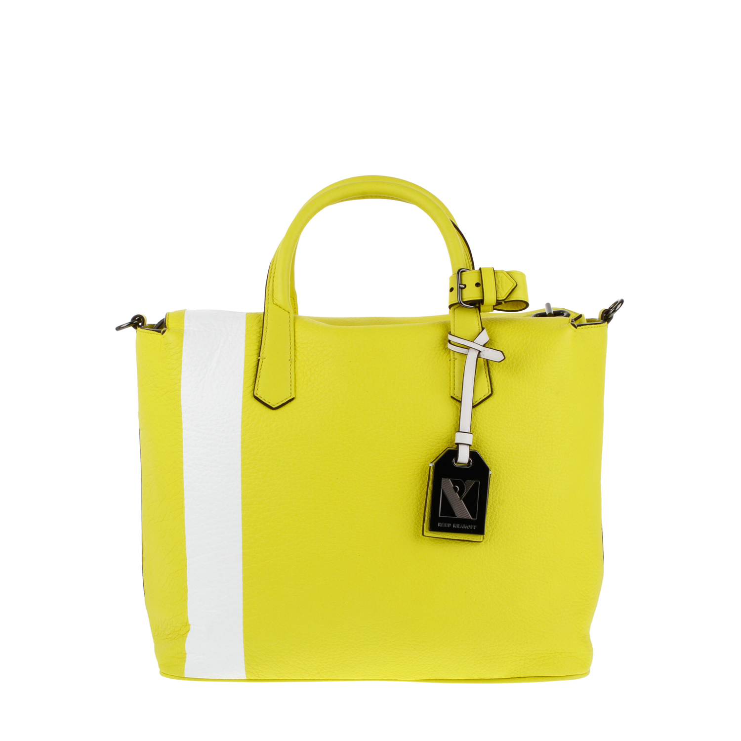 Reed Krakoff Two-tone Grain Deer Leather Gym Bag Tote in Yellow (gold ...