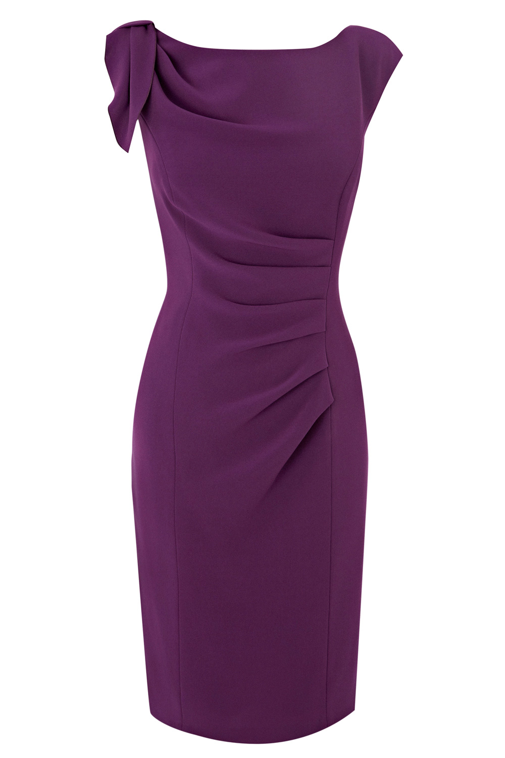 Lyst - Coast Santana Crepe Dress in Purple