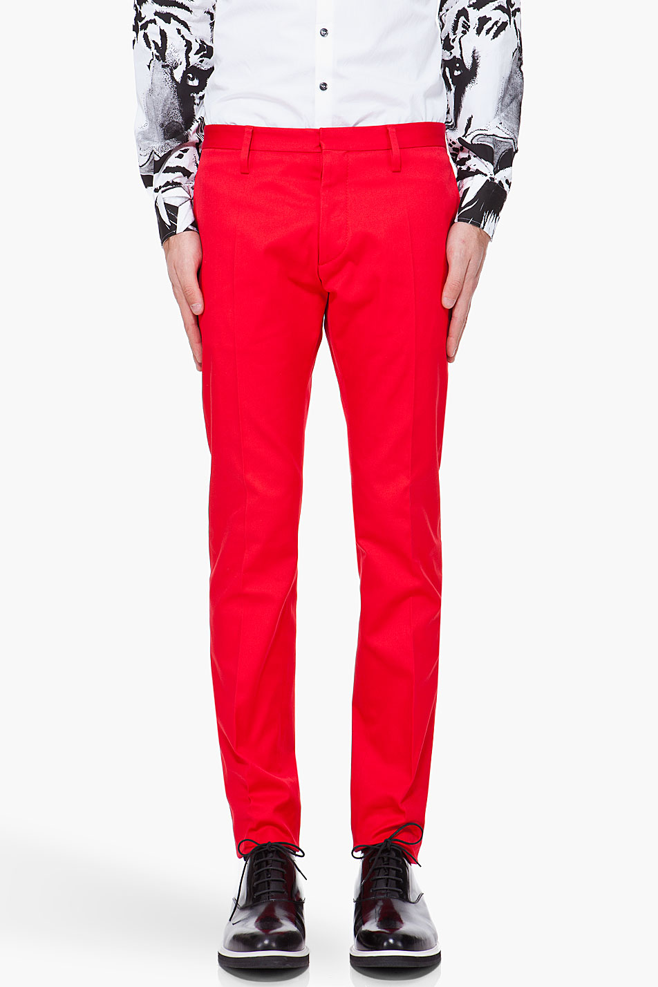 Dsquared² Red Glam Rock Pants in Red for Men | Lyst