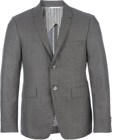 Thom Browne Suit Jacket in Gray for Men (grey) | Lyst