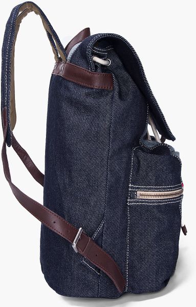 Diesel Brave Denim Backpack in Blue for Men (denim) | Lyst