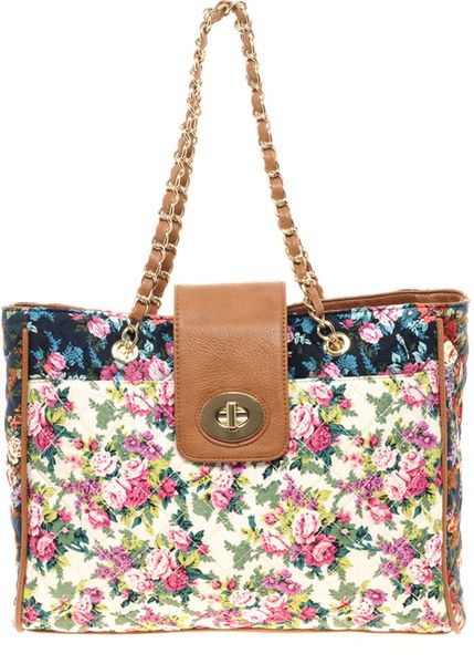 Aldo Aldo Caddick Floral Bag in Floral (navy) | Lyst