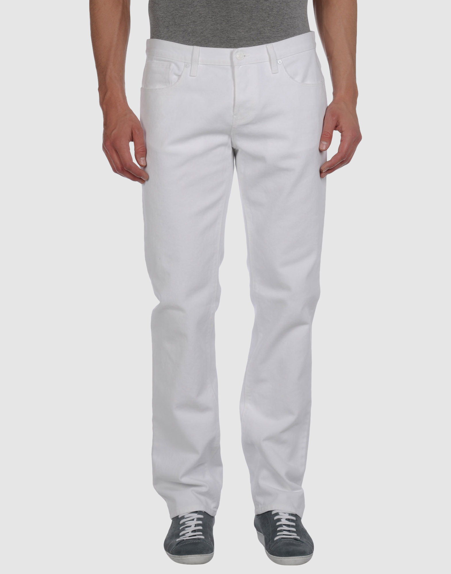 Gucci Denim Pants in White for Men | Lyst