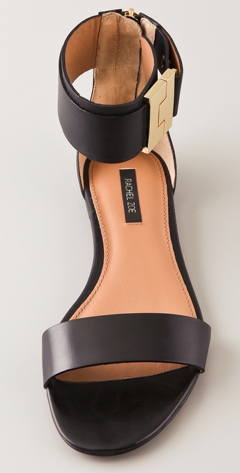 Lyst - Rachel zoe Gladys Flat Sandals in Black