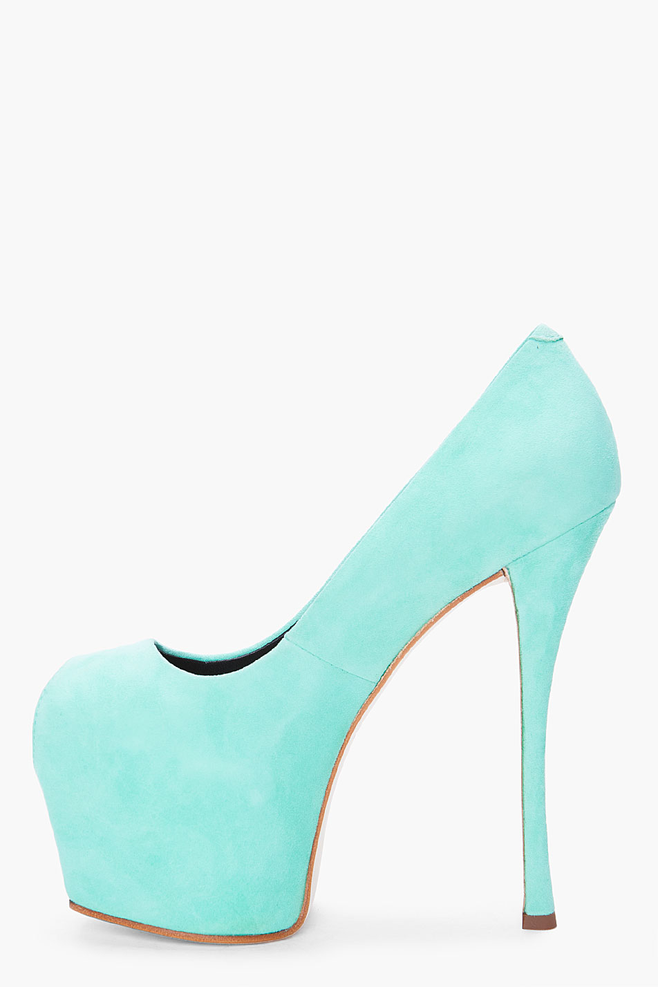 giuseppe zanotti green heels