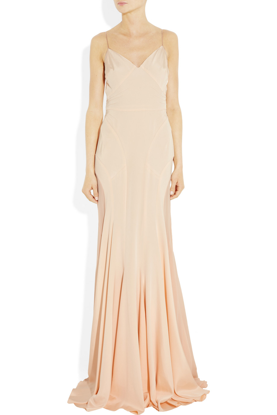 zac posen pink gown