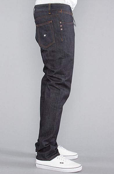 Kr3w The K Skinny Jim Greco Signature Jeans in Worn Blue Wash in Blue ...