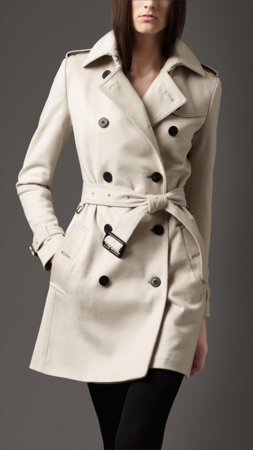 Cashmere Trench Coat - Coat Nj