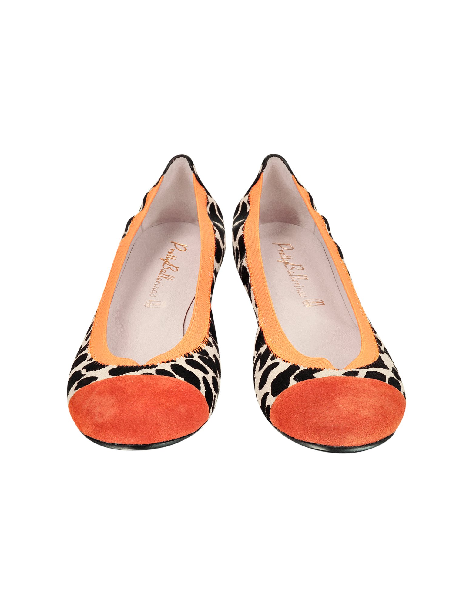 Lyst Pretty Ballerinas Animal Print Pony Hair Ballerina Shoes