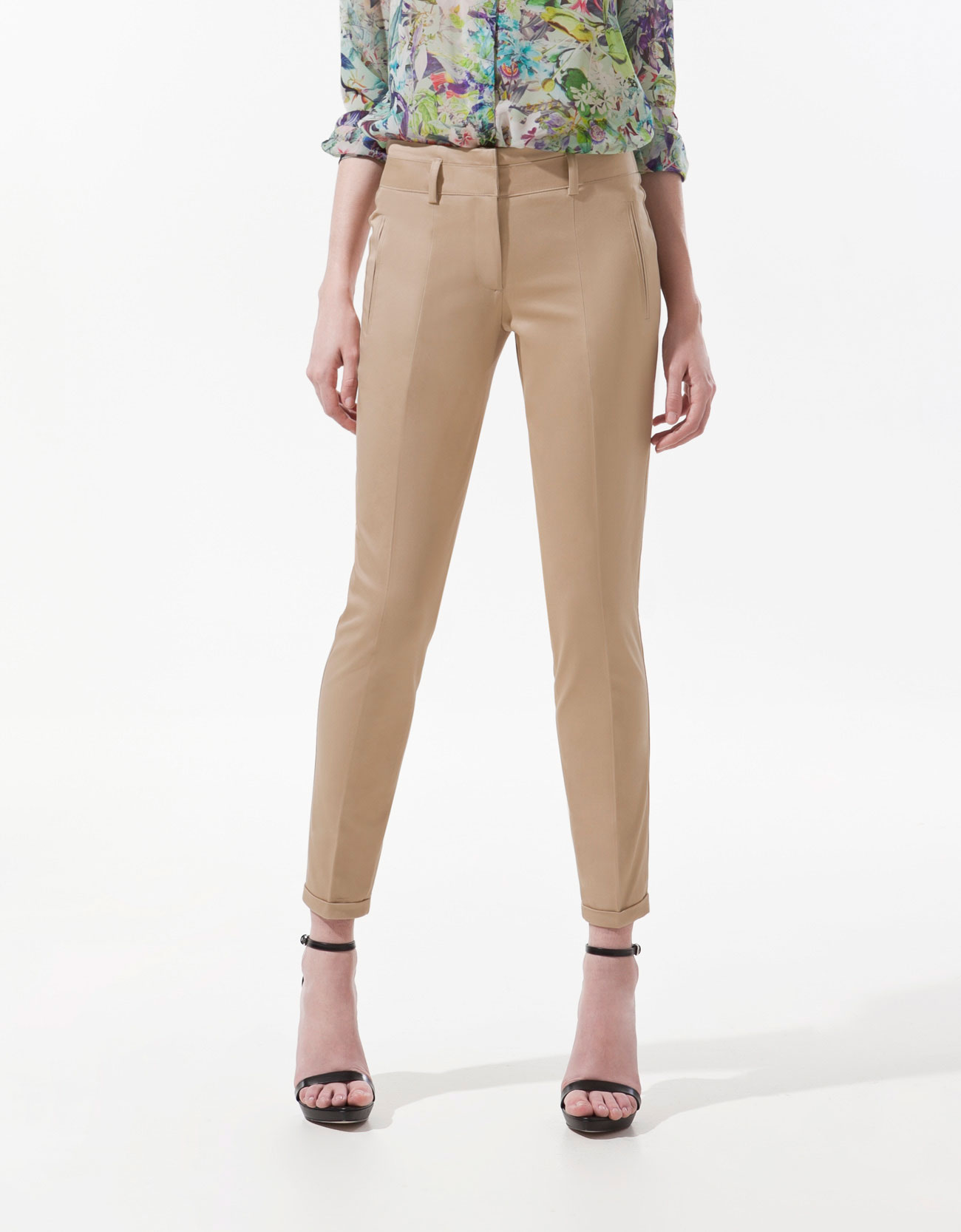 zara cotton pants