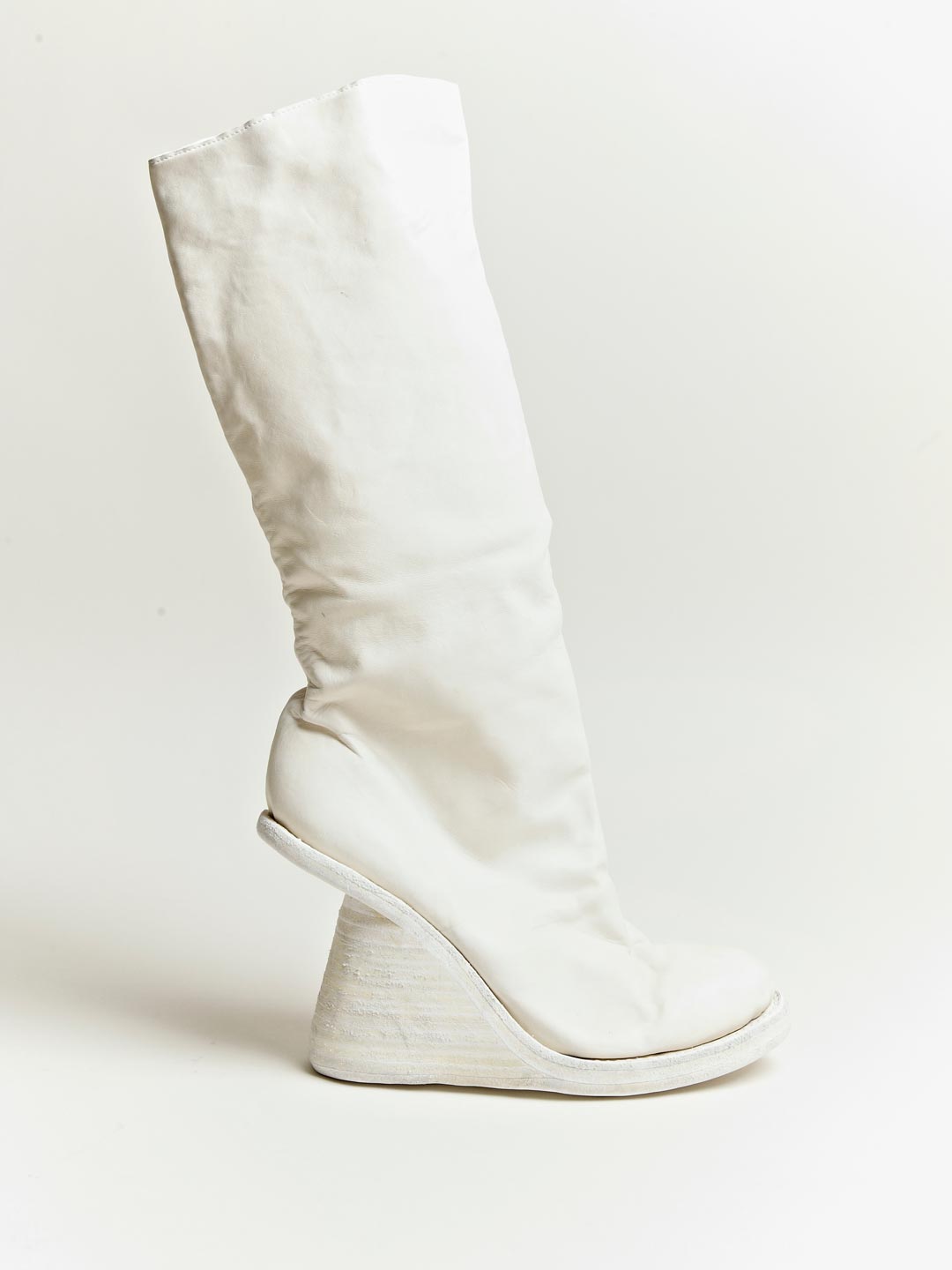 Guidi Womens Full Grain Horse Leather Knee High Boots in White | Lyst