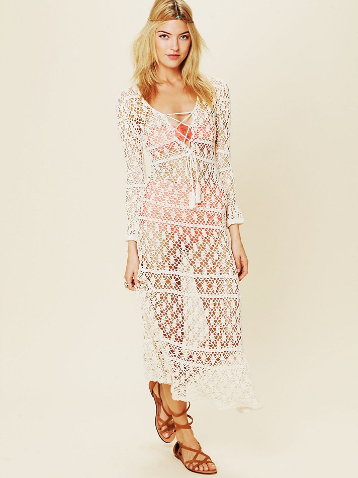 Lyst Free People 'To The Max' Crochet Dress in White