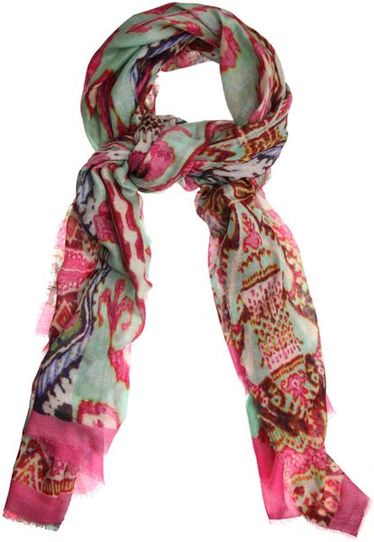 Lily And Lionel Ikat Scarf in Multicolor (multi) | Lyst
