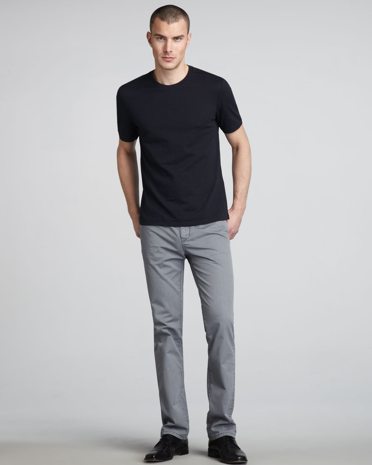 Lyst - Elie Tahari Duncan Slim Pants Gray in Gray for Men