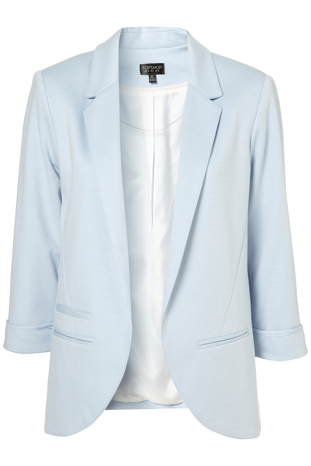 Lyst - Topshop Boyfriend Blazer in Blue