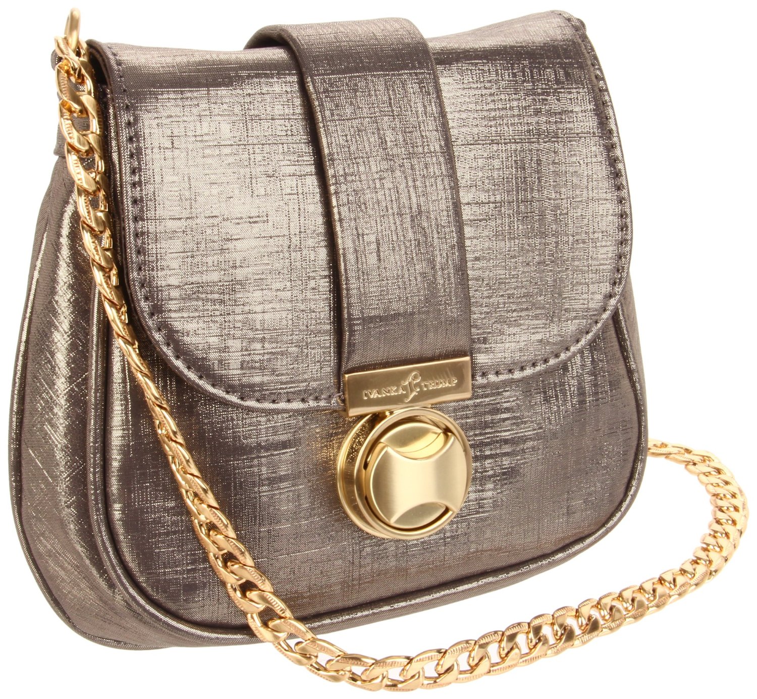 Ivanka Trump Rose Shoulder Bag in Gold (bronze) | Lyst