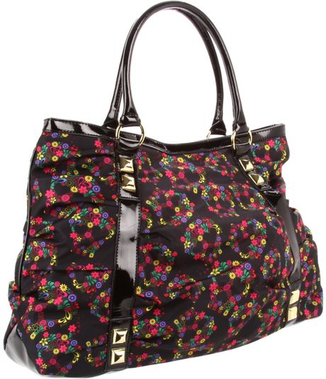 Betsey Johnson Tote in Black | Lyst