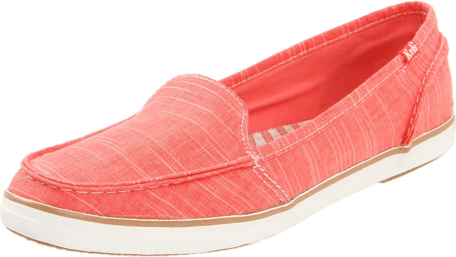 Keds Womens Surfer Canvas Boat Shoe in Pink (coral) | Lyst