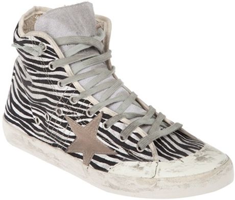 Golden Goose Deluxe Brand Zebra Sneaker in Animal for Men (zebra) | Lyst