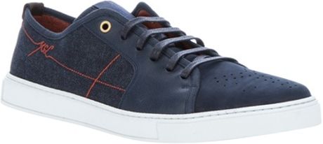 Saint Laurent Leather Sneaker in Blue for Men | Lyst