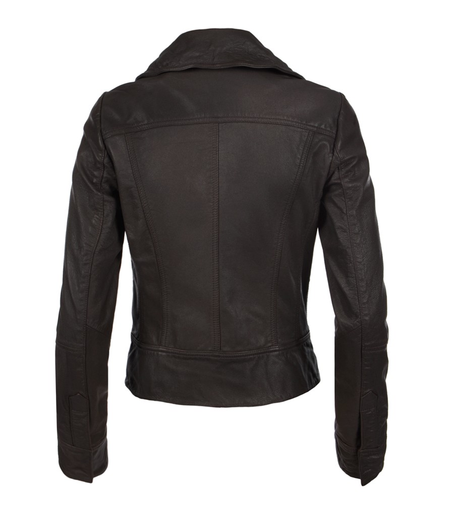 Lyst - AllSaints Belvedere Leather Jacket in Brown