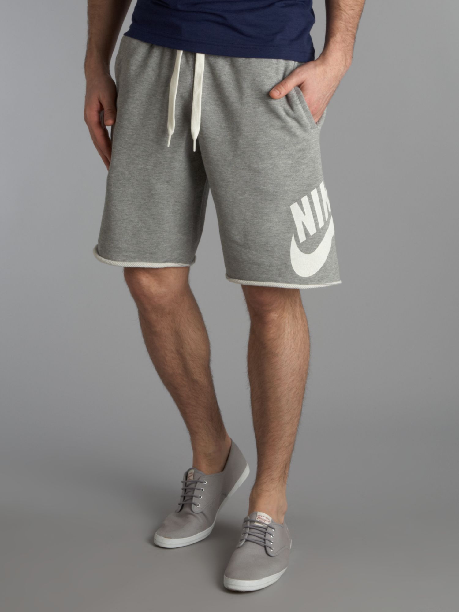 nike grey sweatshorts