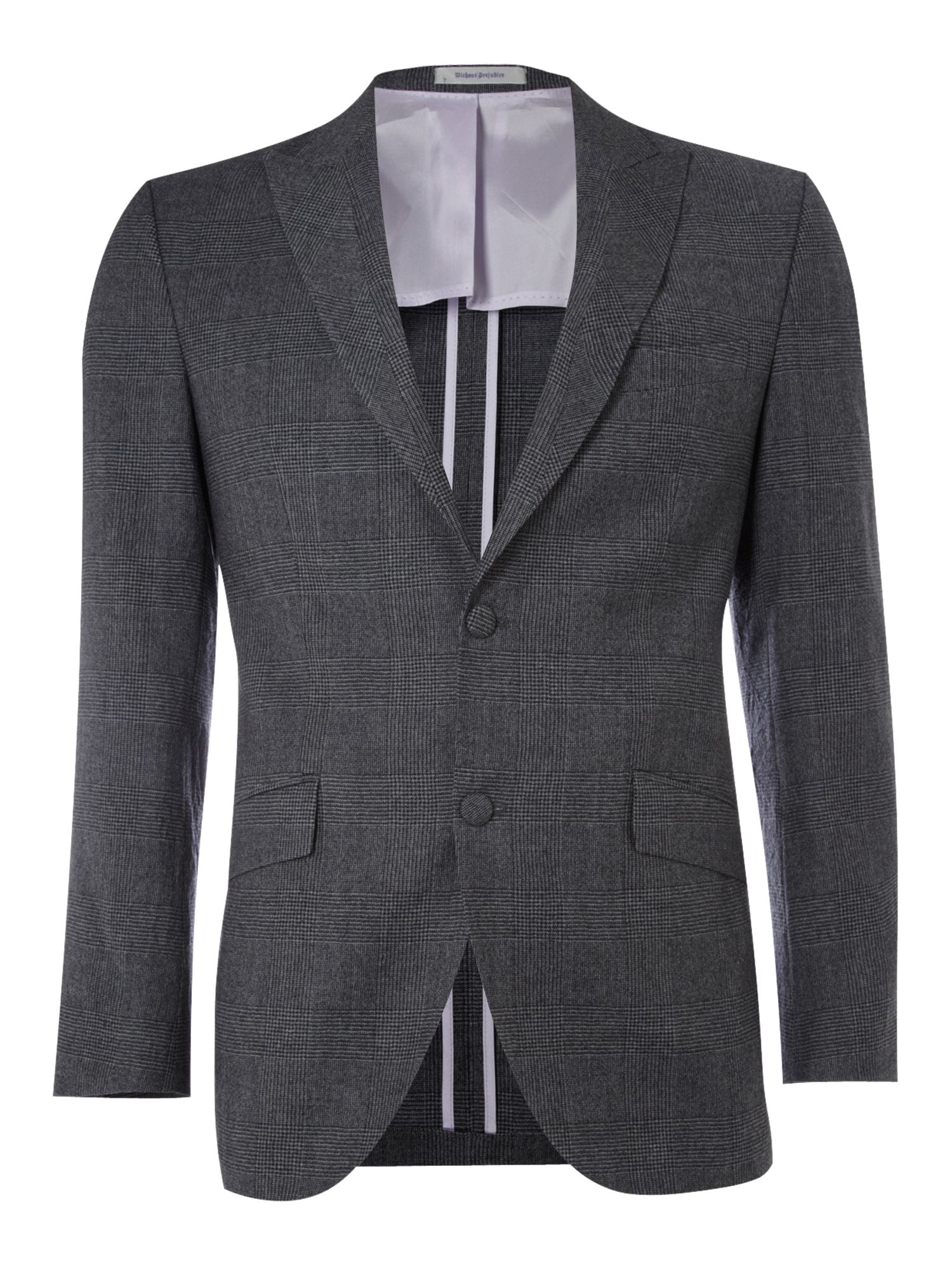 Without prejudice Grey Wool Formal Stand Alone Jacket in Gray for Men
