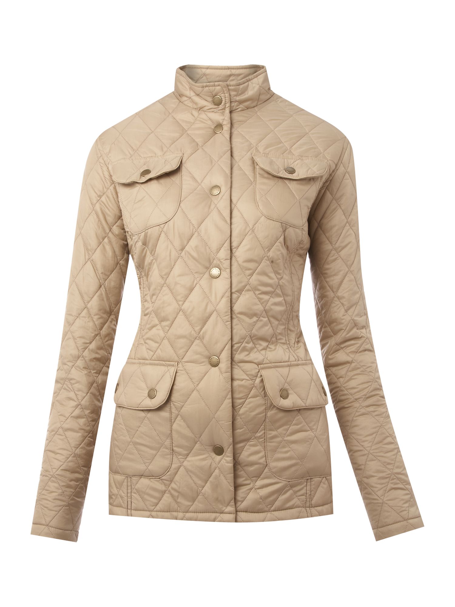 Barbour Flyweight Utility Quilted Jacket in Beige (stone) | Lyst