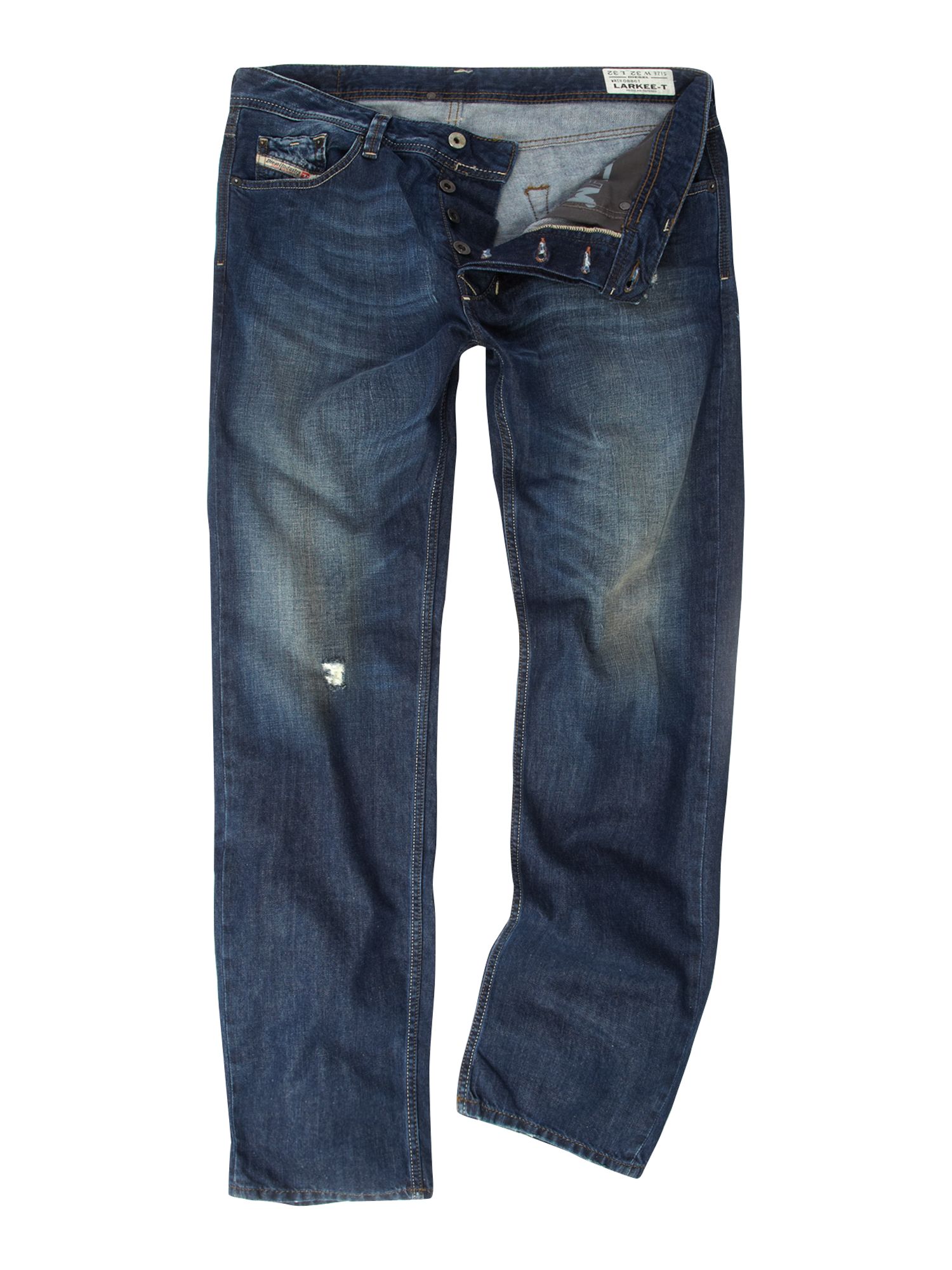 Diesel Larkee 886t Relaxed Jeans in Blue for Men (denim) | Lyst