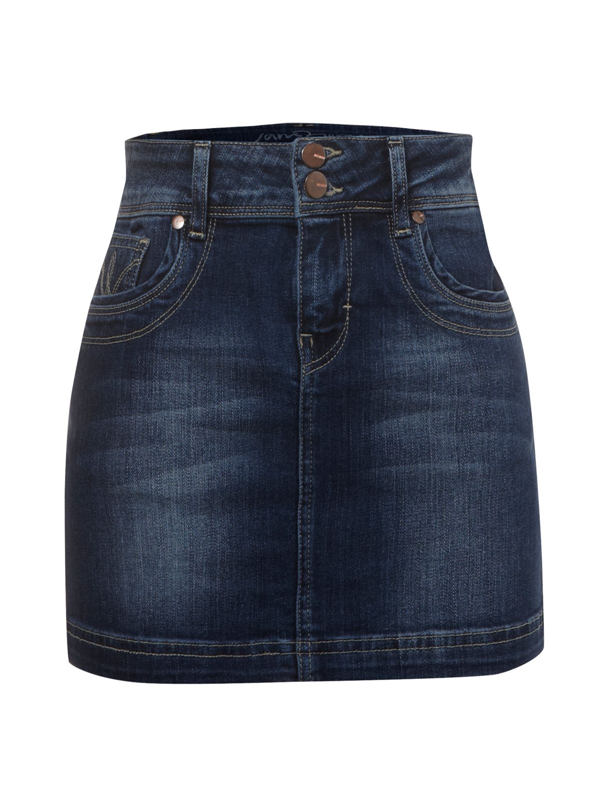 Jane Norman Denim Mini Skirt in Blue | Lyst